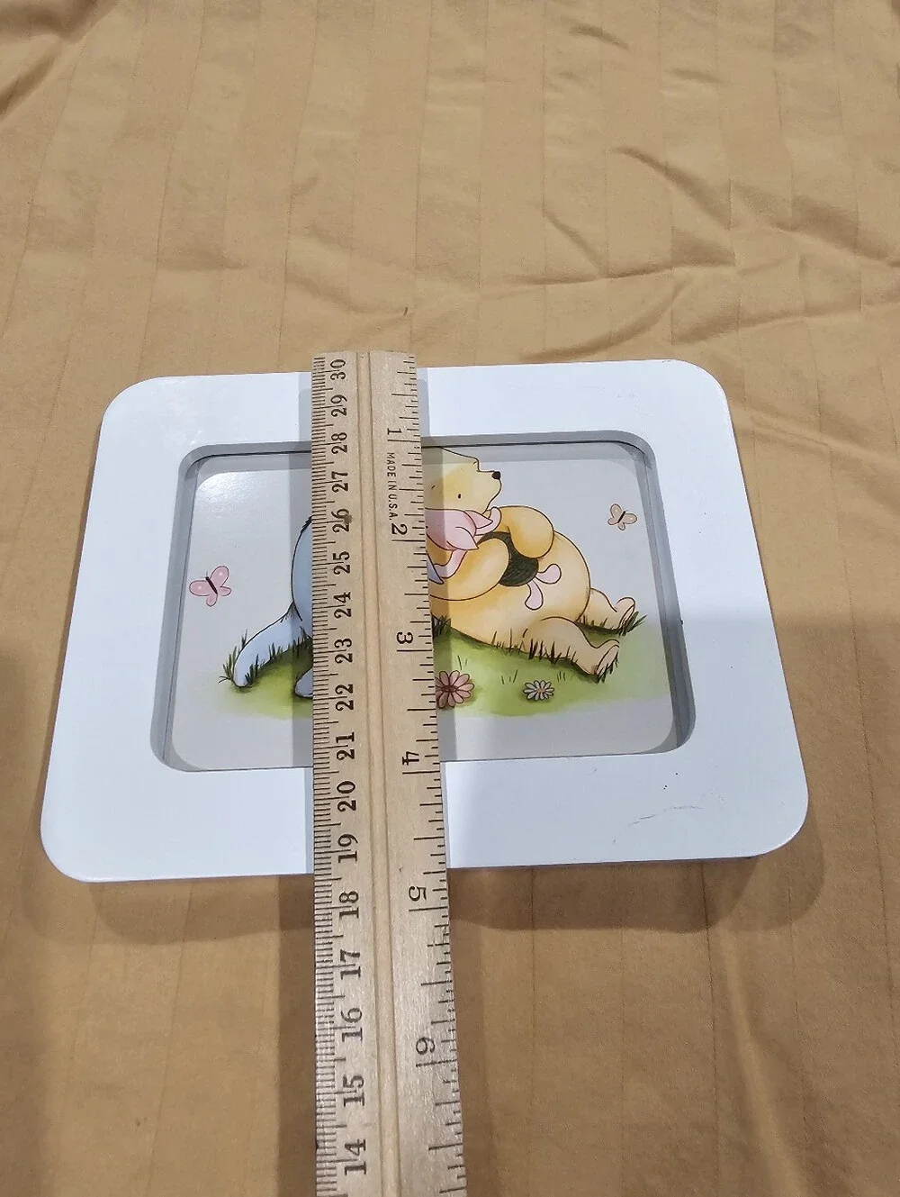 Winnie the Pooh & Eeyore Nursery Picture Frame - White